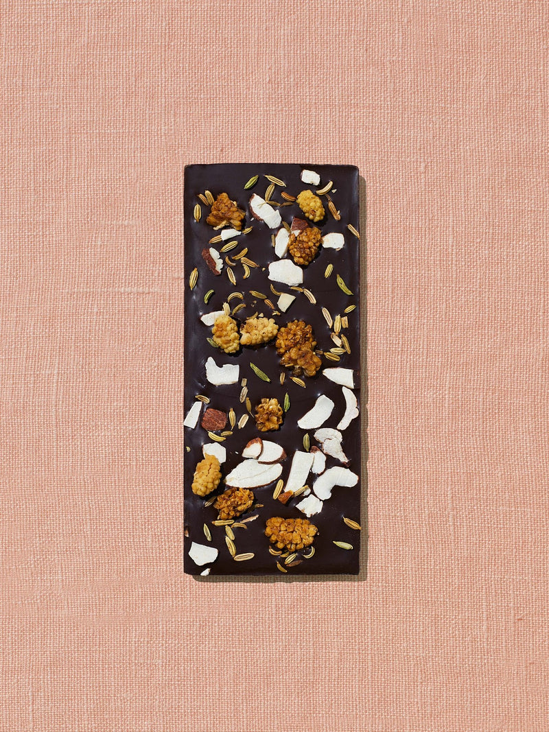 Mulberry Fennel Date | Organic Dark Chocolate - IDYLL MANOR
