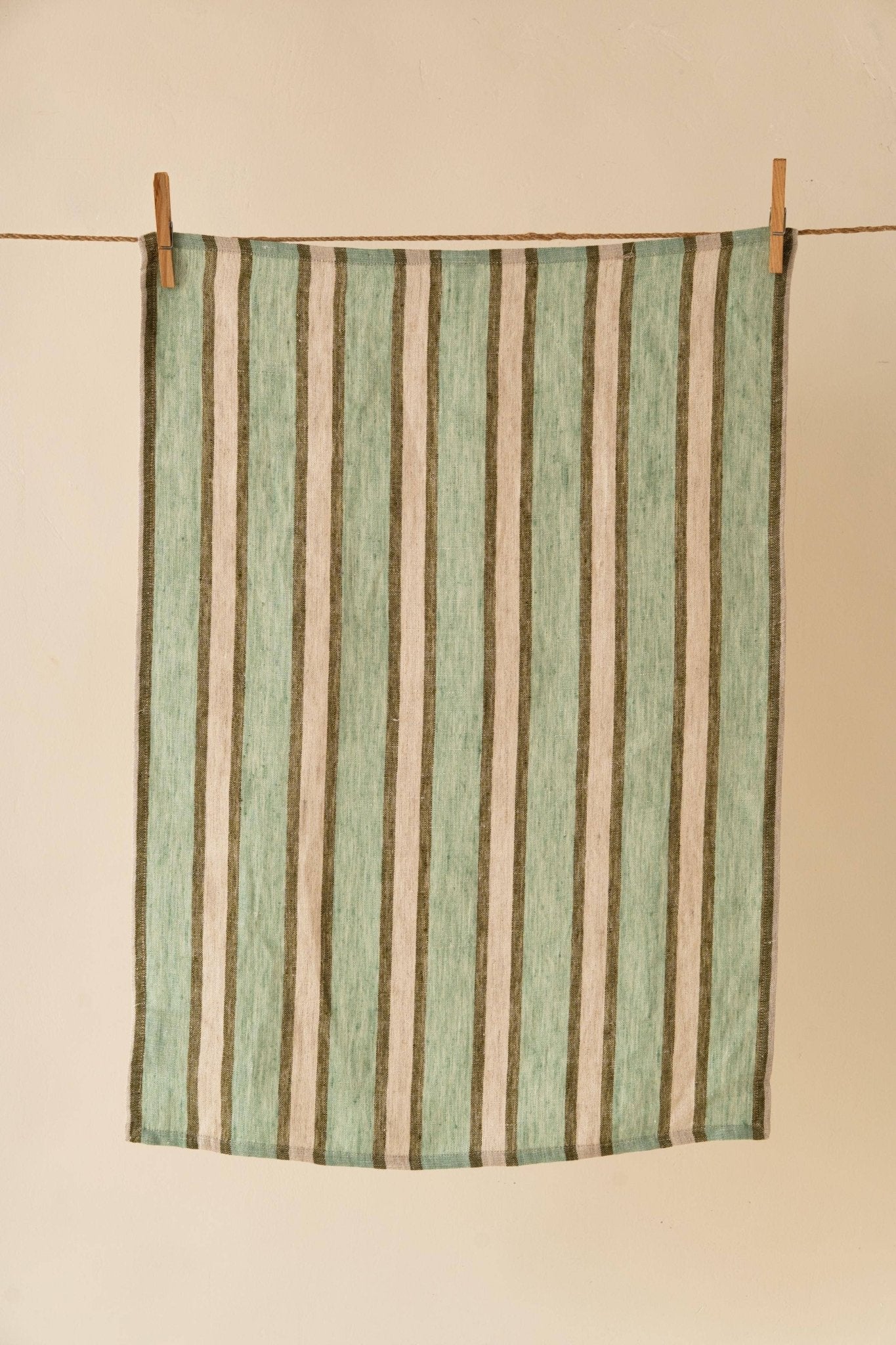 Linen Sylph Kitchen Towel | Green - IDYLL MANOR