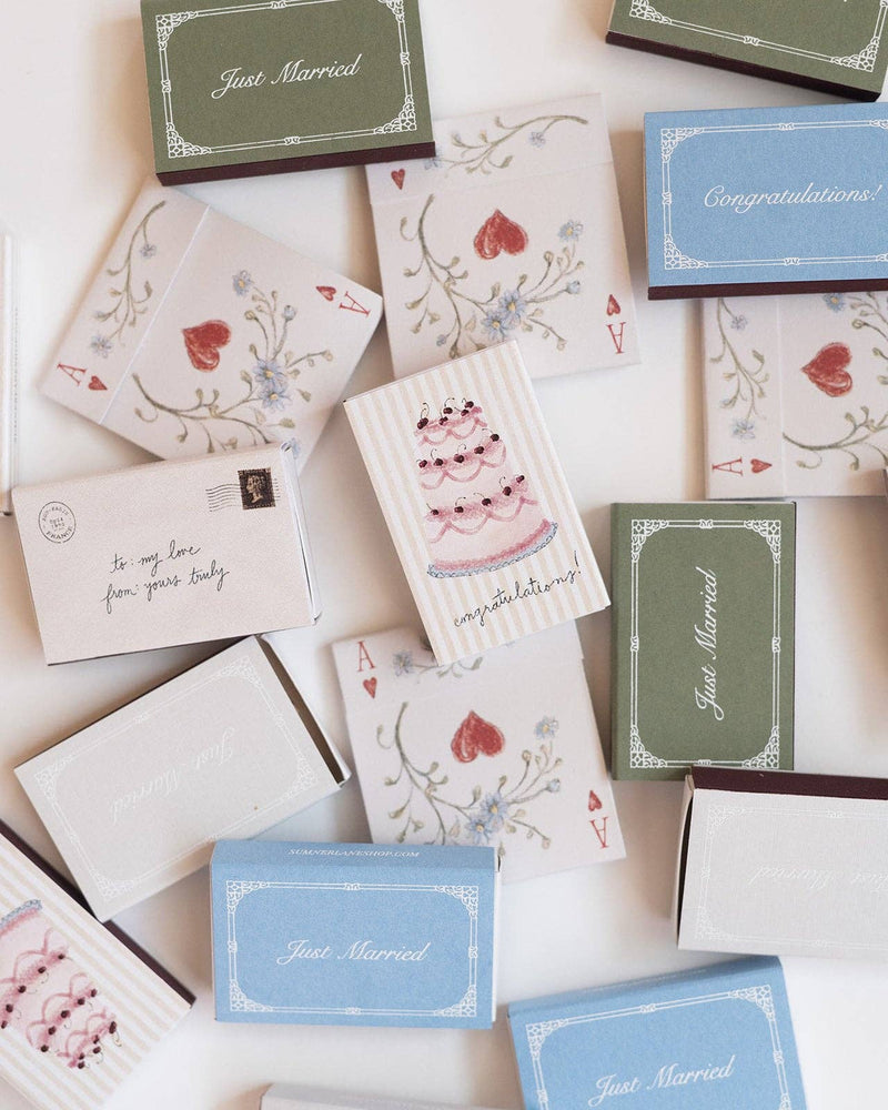 Wedding Lovebirds Matchbox - IDYLL MANOR
