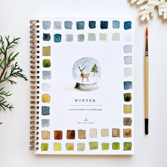 Winter Watercolor Workbook - IDYLL MANOR