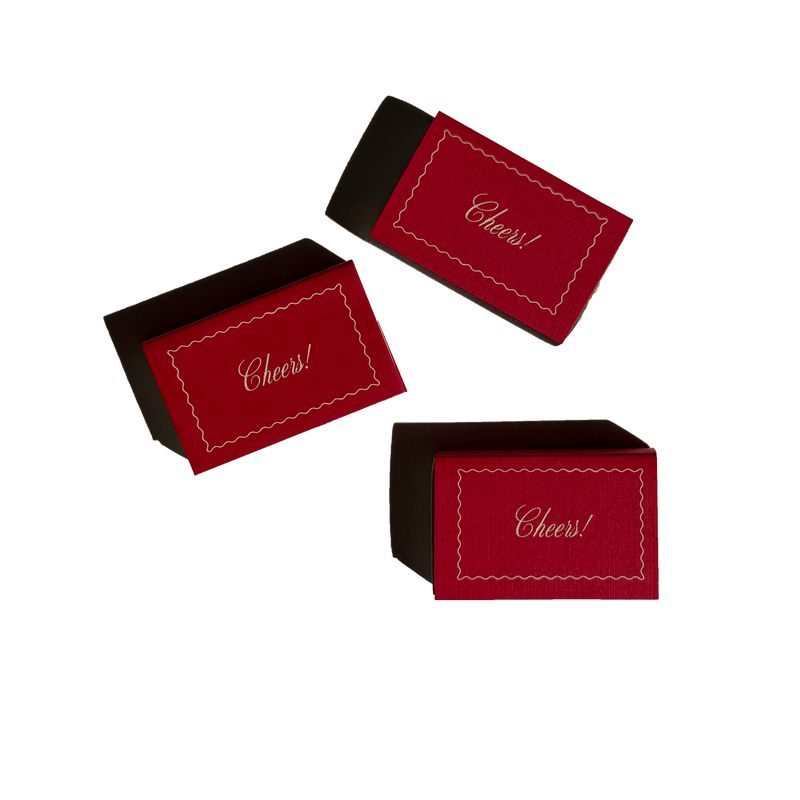 Matchbox No. 4 Cheers! | Scarlet - IDYLL MANOR