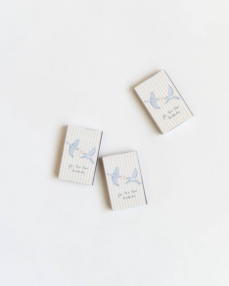 Wedding Lovebirds Matchbox - IDYLL MANOR