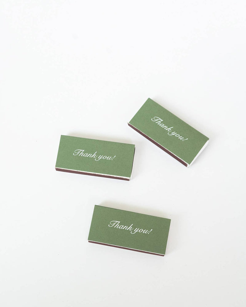 Thank You Matchbox - IDYLL MANOR