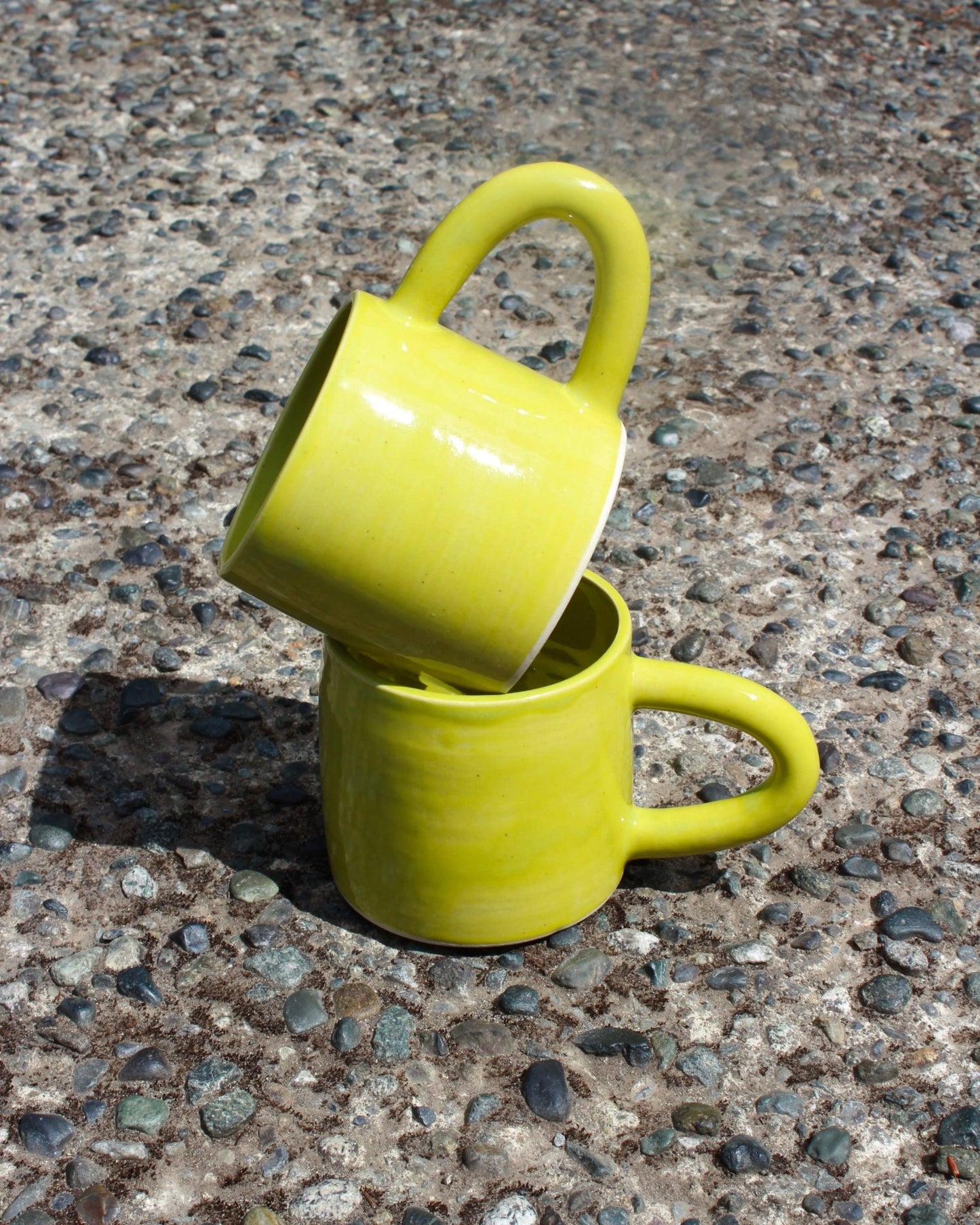 Handmade Ceramic Mug | Chartreuse - IDYLL MANOR