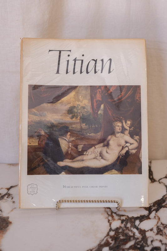 Large Vintage Art Print Coffee Table Book | Titian - IDYLL MANOR