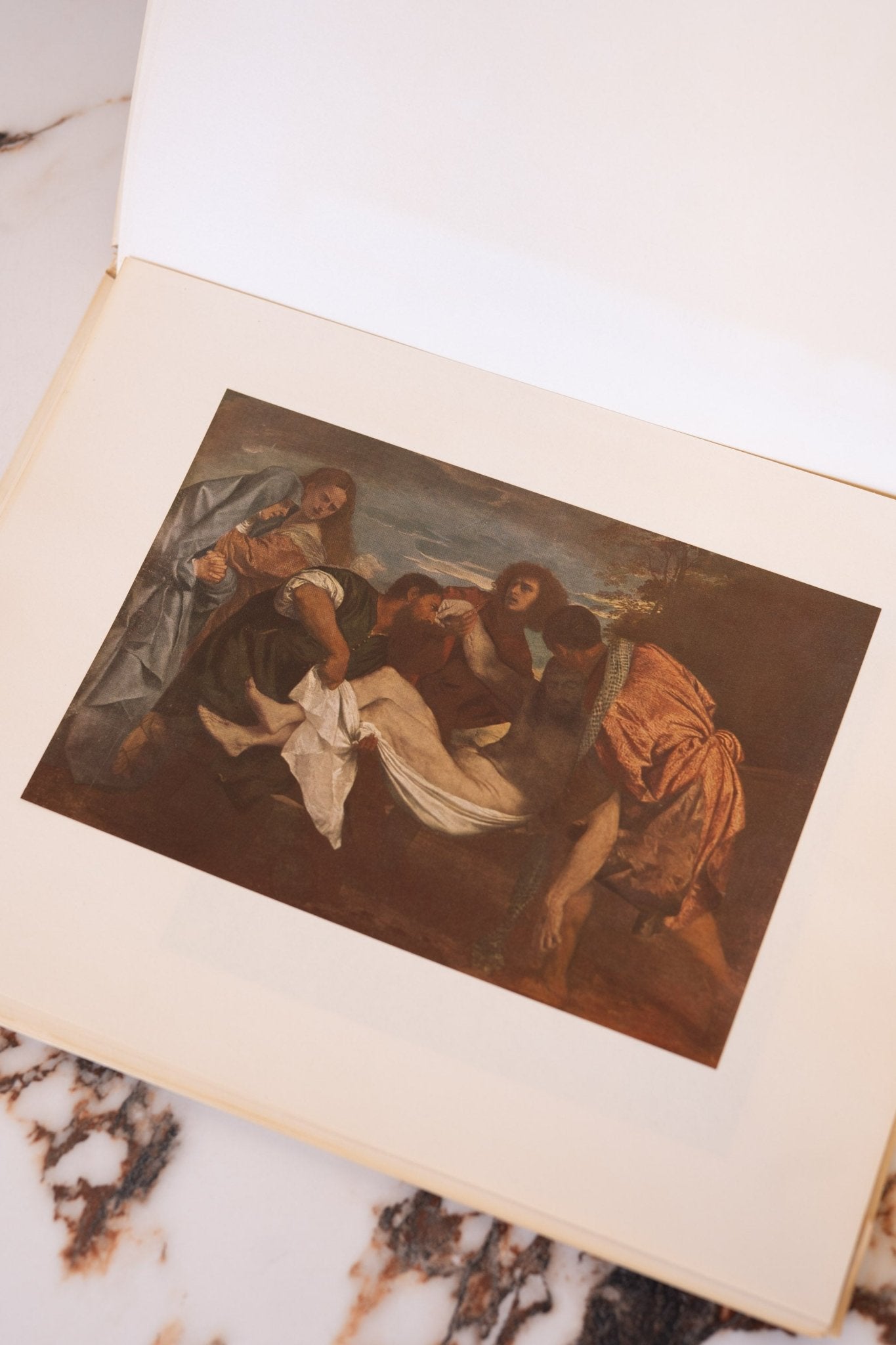 Large Vintage Art Print Coffee Table Book | Titian - IDYLL MANOR
