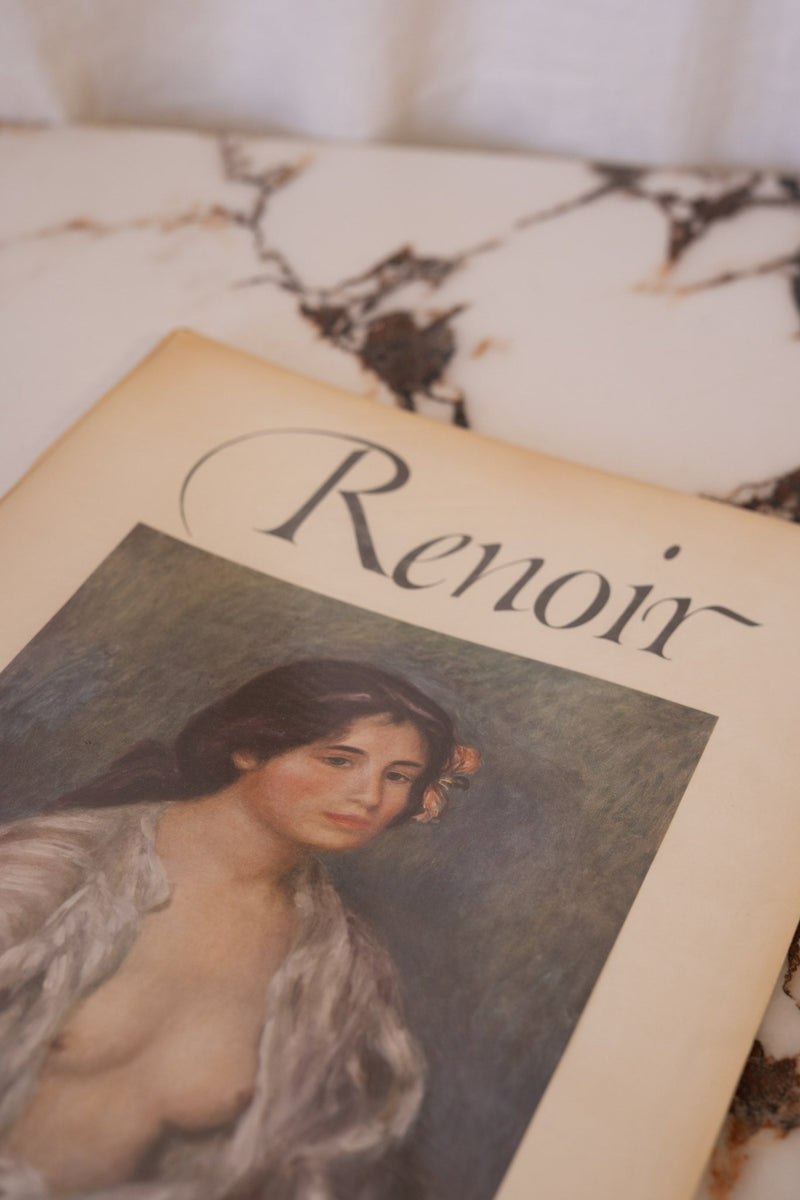Large Vintage Art Print Coffee Table Book | Renoir - IDYLL MANOR
