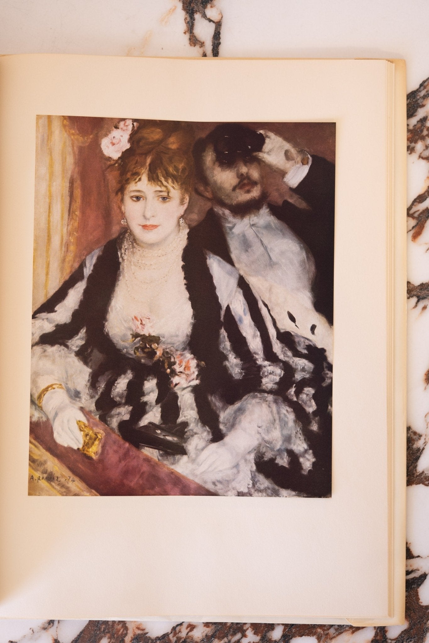 Large Vintage Art Print Coffee Table Book | Renoir - IDYLL MANOR