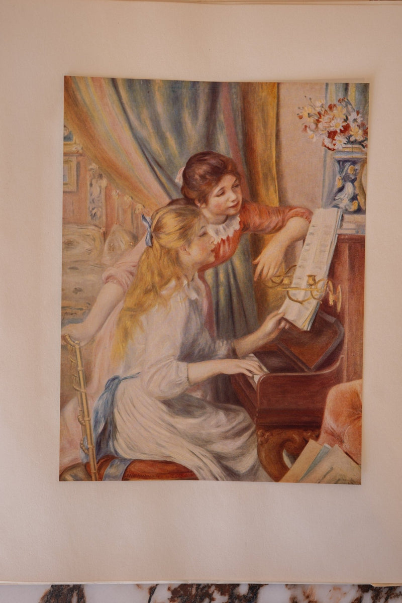 Large Vintage Art Print Coffee Table Book | Renoir - IDYLL MANOR