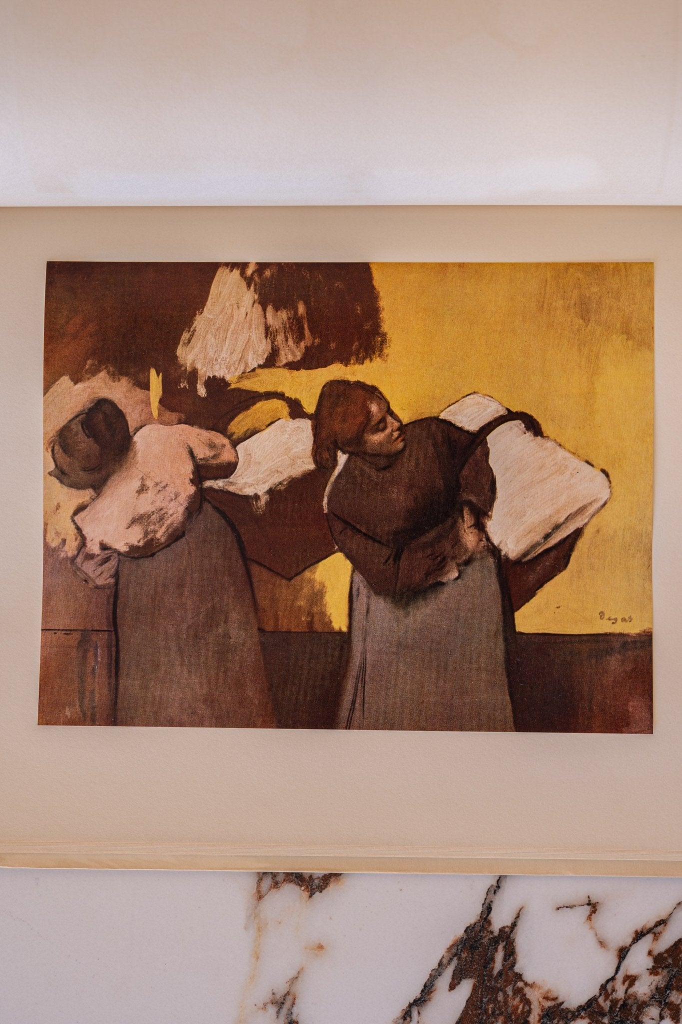 Large Vintage Art Print Coffee Table Book | Women As Seen By Degas - IDYLL MANOR
