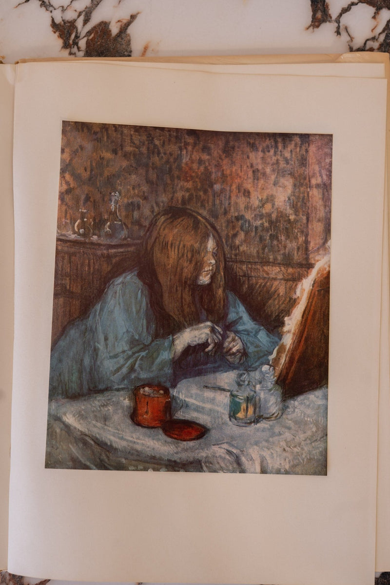 Large Vintage Art Print Coffee Table Book | Toulouse - Lautrec - IDYLL MANOR