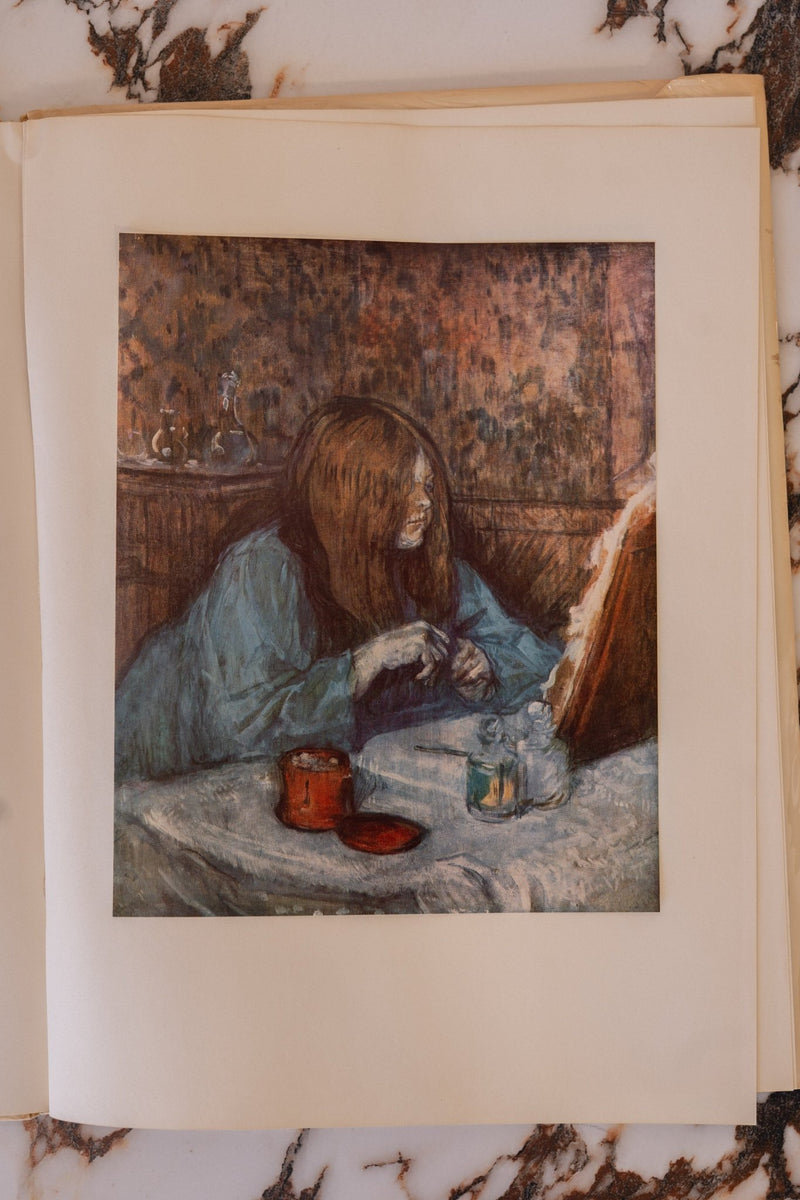 Large Vintage Art Print Coffee Table Book | Toulouse - Lautrec - IDYLL MANOR