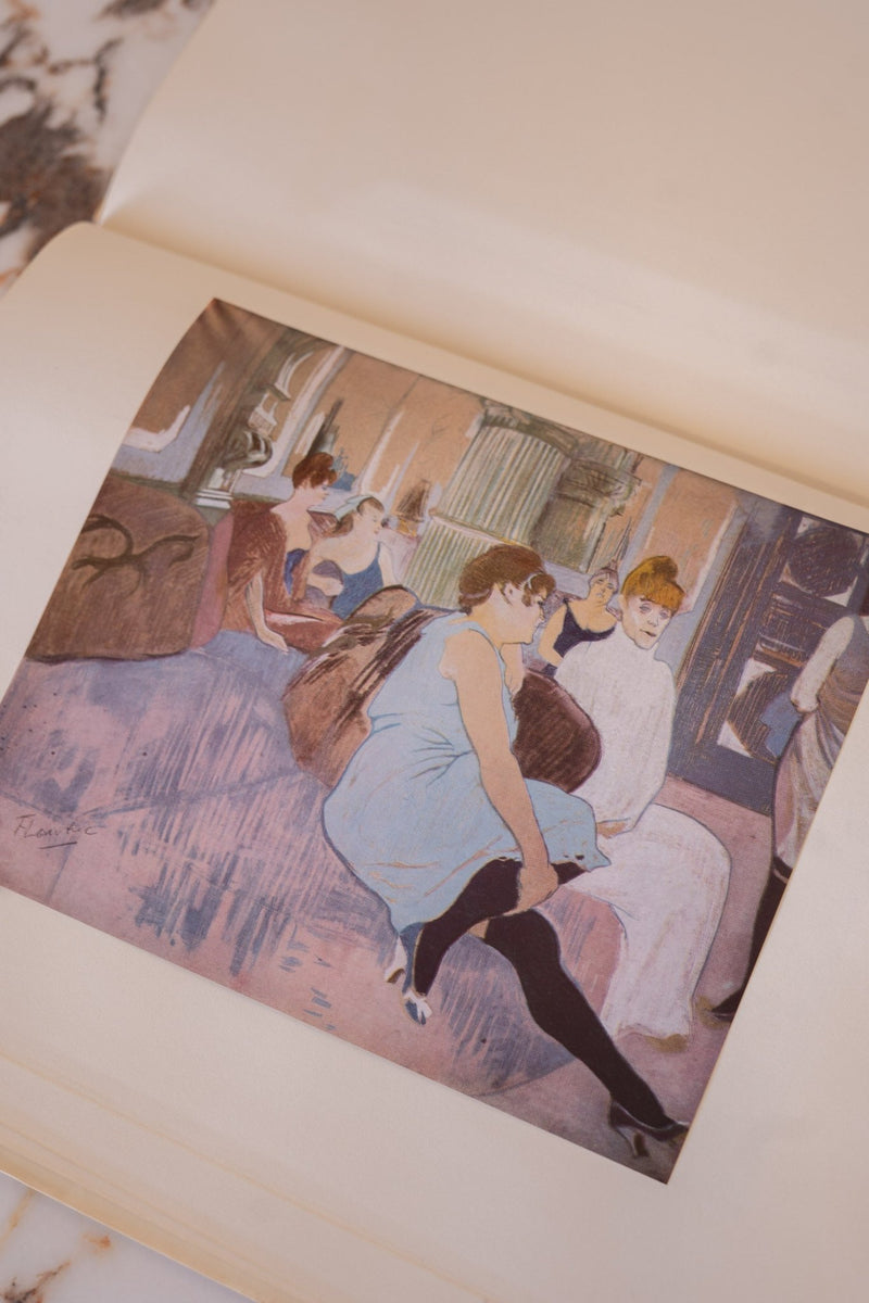Large Vintage Art Print Coffee Table Book | Toulouse - Lautrec - IDYLL MANOR