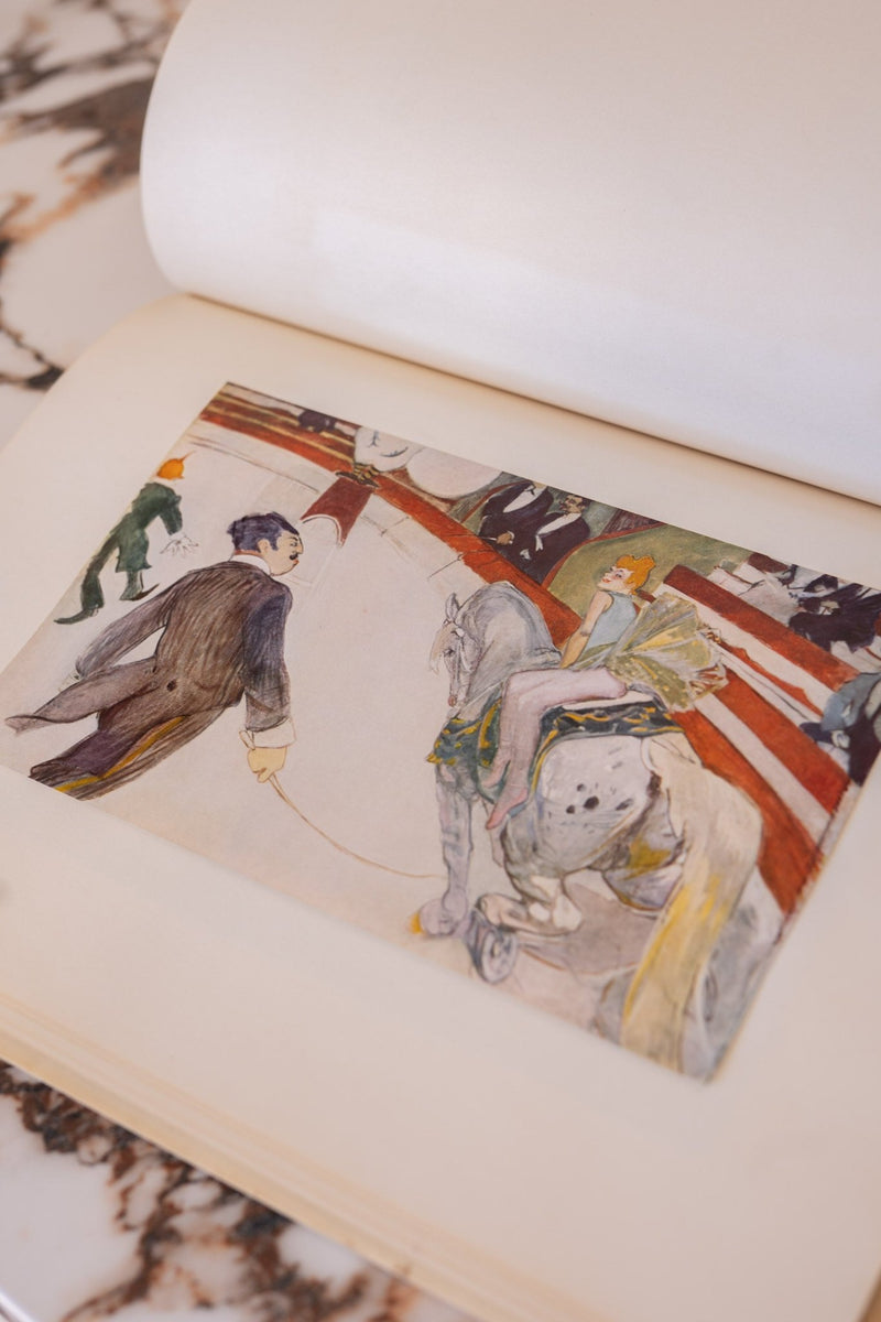 Large Vintage Art Print Coffee Table Book | Toulouse - Lautrec - IDYLL MANOR