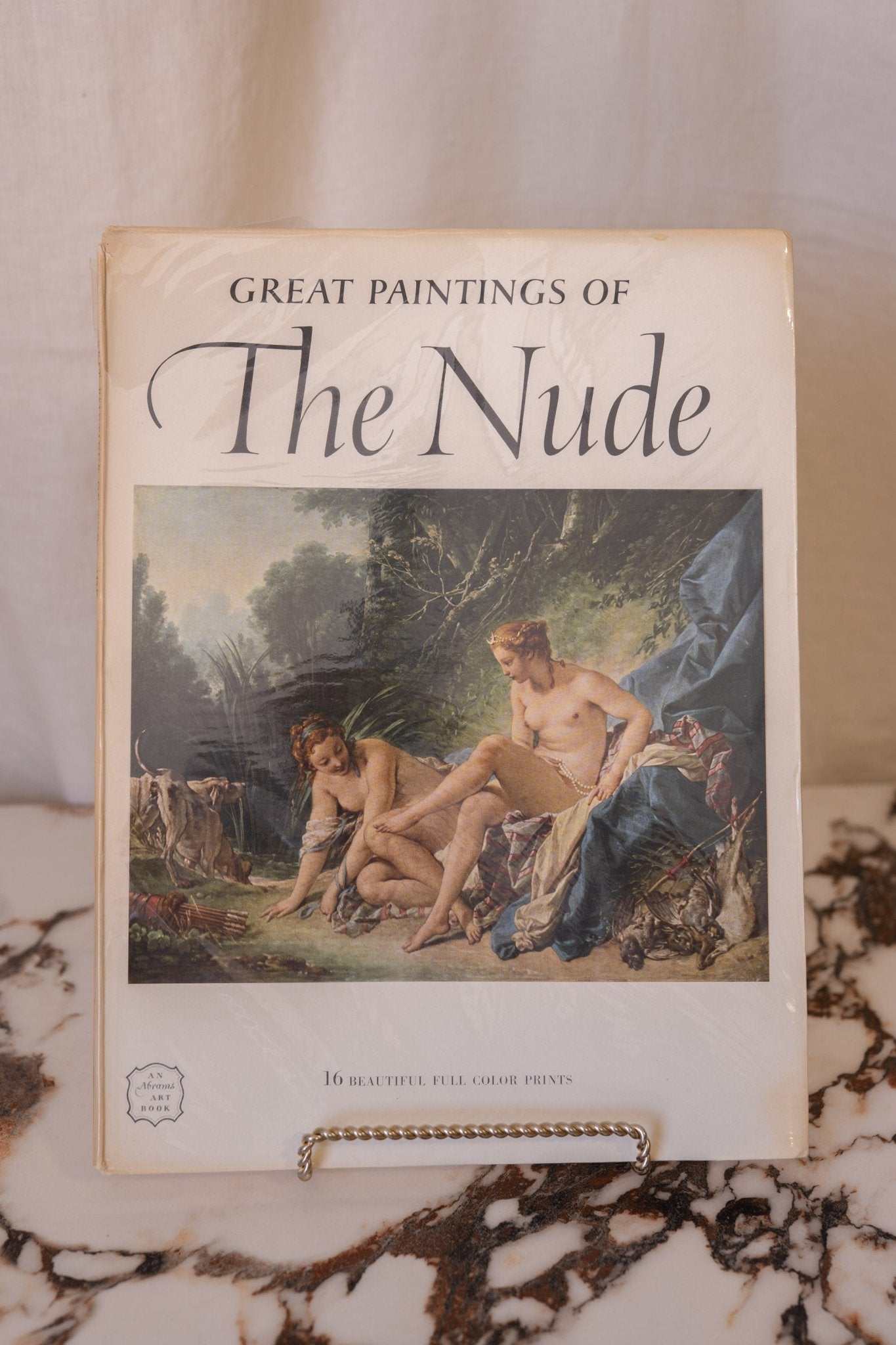 Large Vintage Art Print Coffee Table Book | Great Paintings of the Nude - IDYLL MANOR