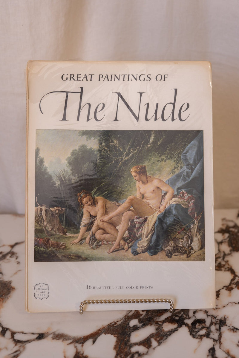 Large Vintage Art Print Coffee Table Book | Great Paintings of the Nude - IDYLL MANOR