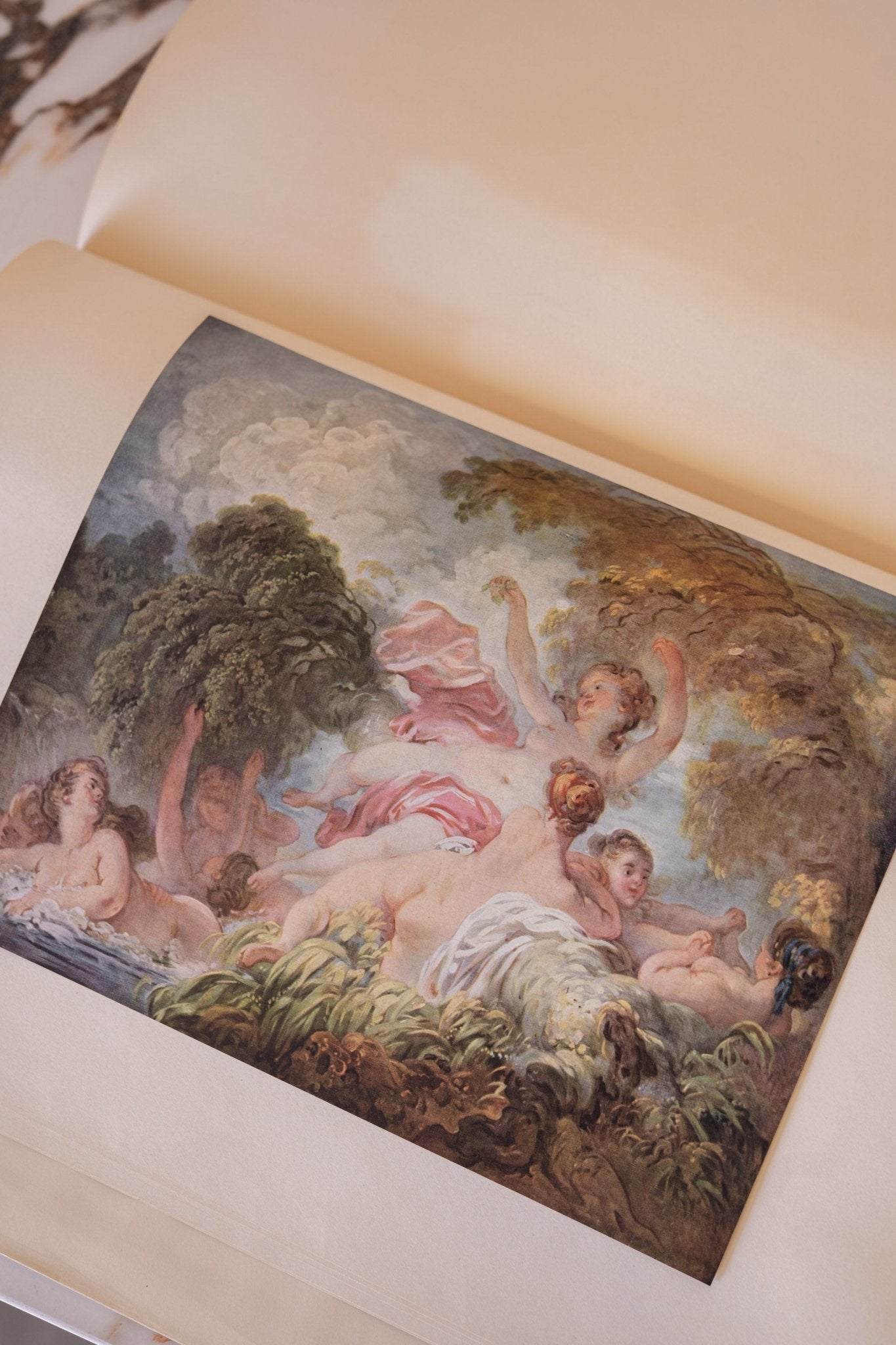 Large Vintage Art Print Coffee Table Book | Great Paintings of the Nude - IDYLL MANOR
