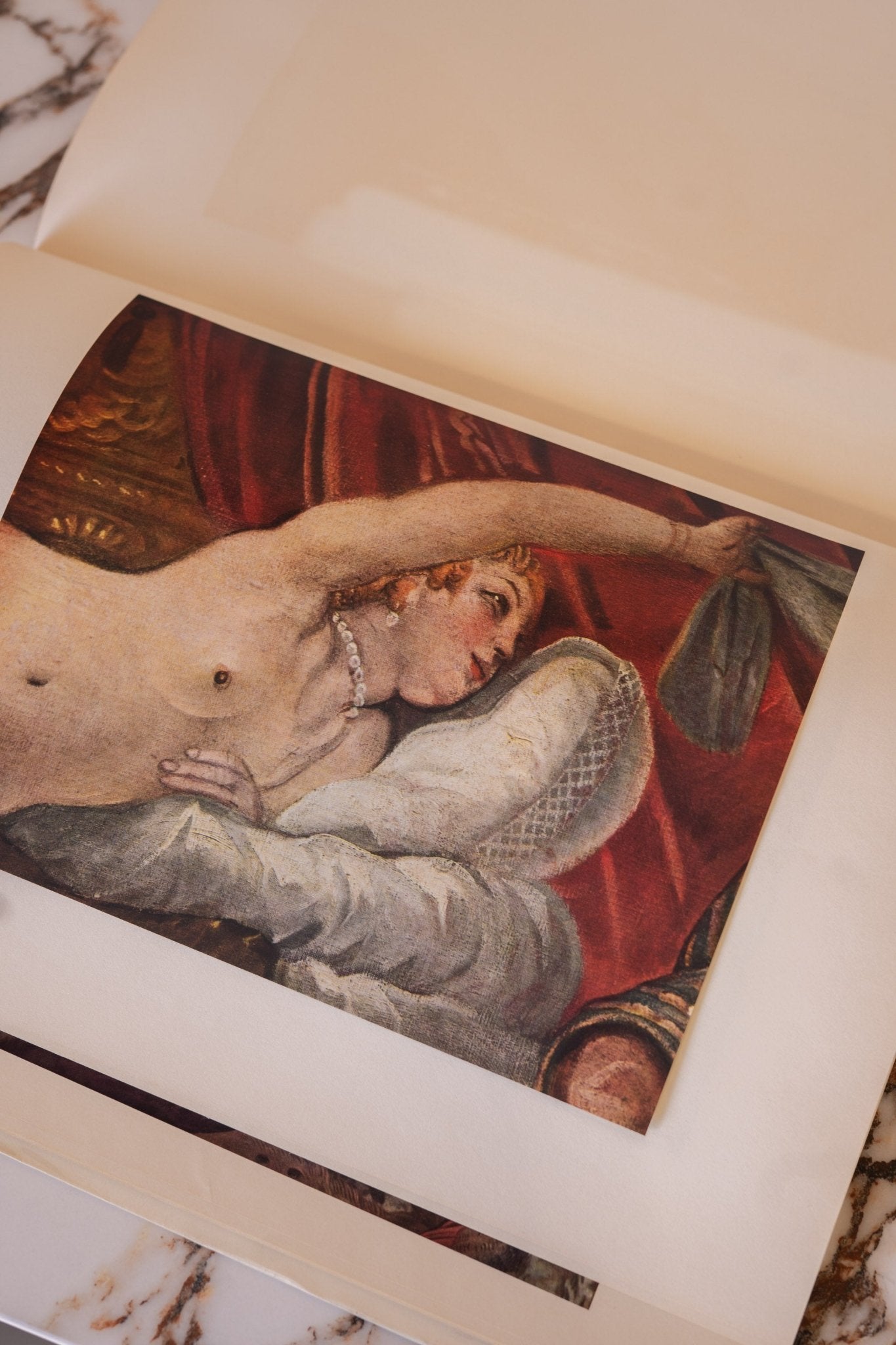 Large Vintage Art Print Coffee Table Book | Great Paintings of the Nude - IDYLL MANOR