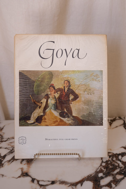 Large Vintage Art Print Coffee Table Book | Goya - IDYLL MANOR