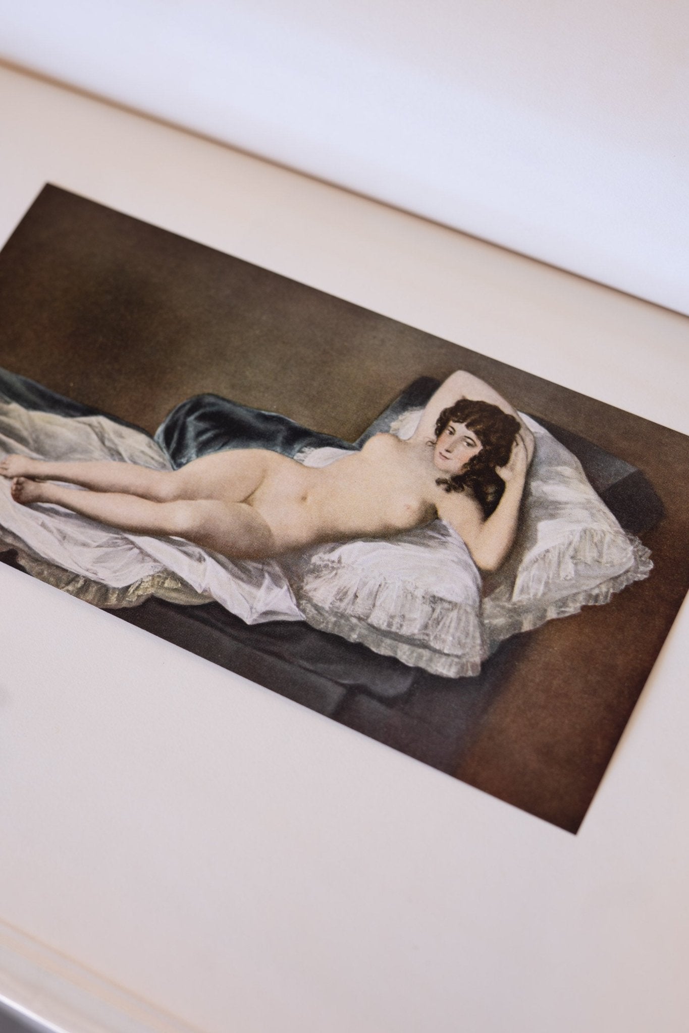 Large Vintage Art Print Coffee Table Book | Goya - IDYLL MANOR