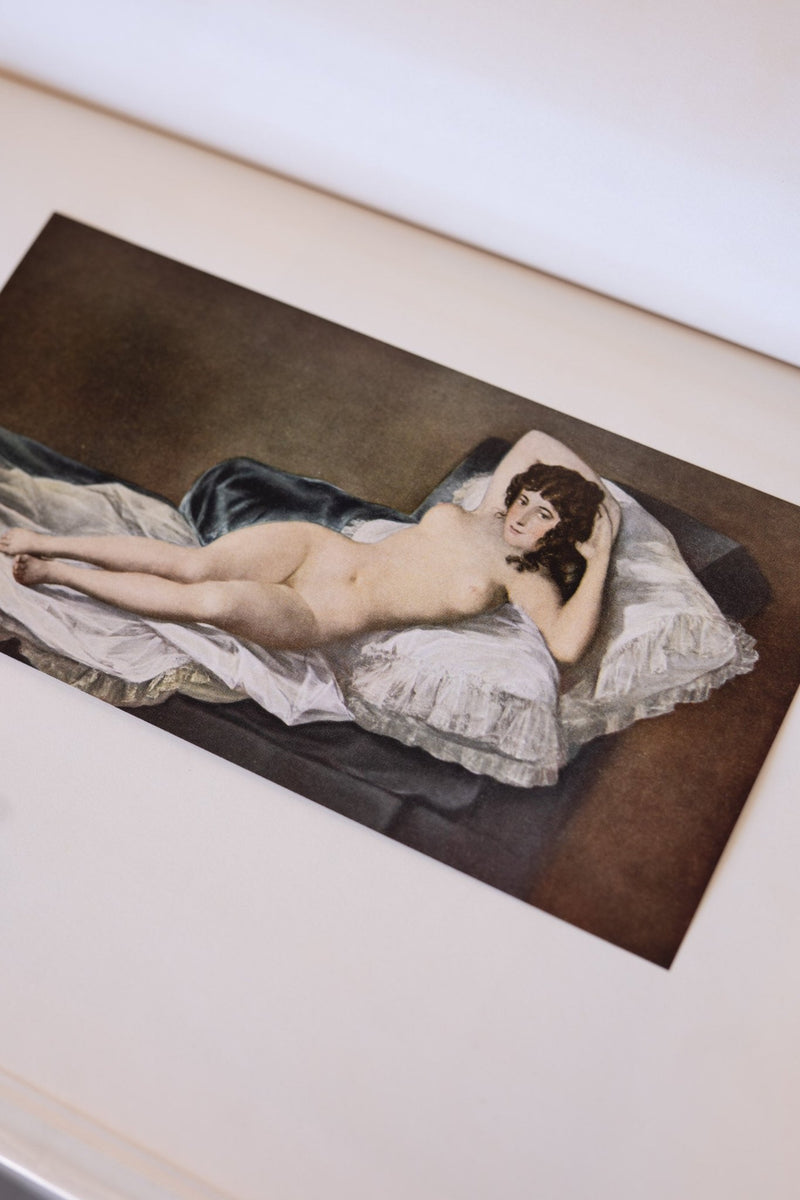 Large Vintage Art Print Coffee Table Book | Goya - IDYLL MANOR