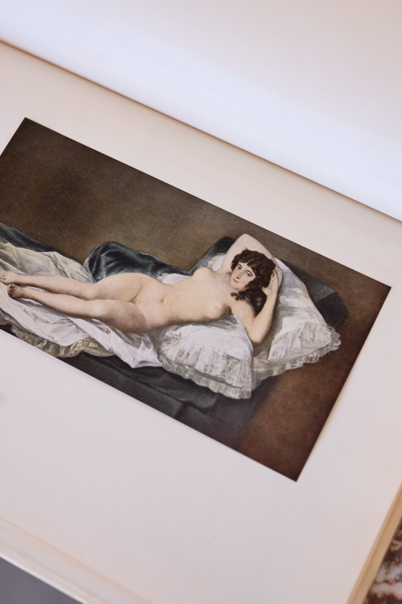Large Vintage Art Print Coffee Table Book | Goya - IDYLL MANOR