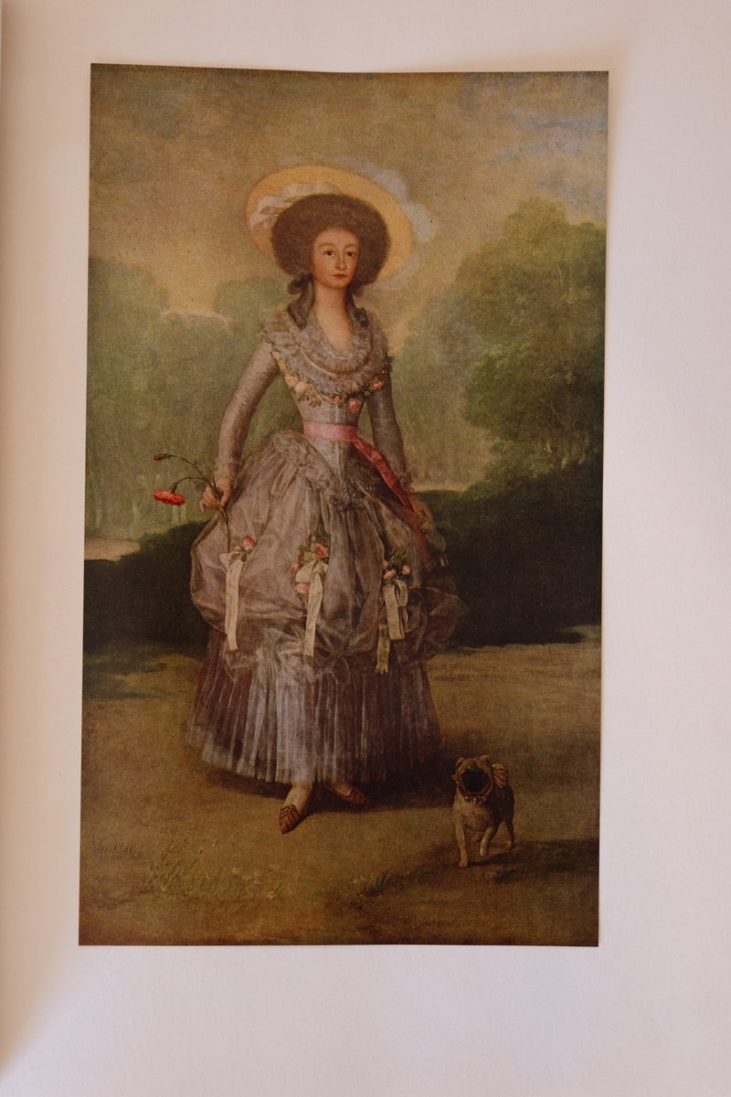 Large Vintage Art Print Coffee Table Book | Goya - IDYLL MANOR