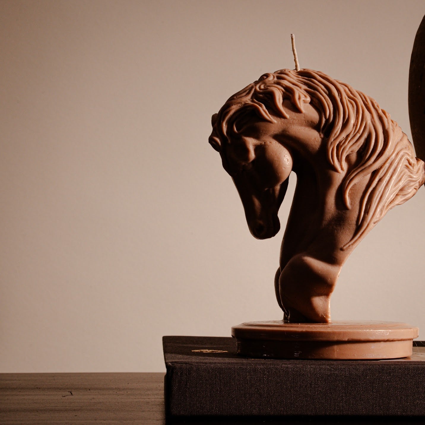 Sculptural Stallion Candle
