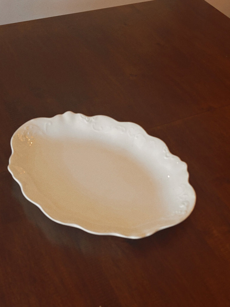 England White Serving Platter - IDYLL MANOR