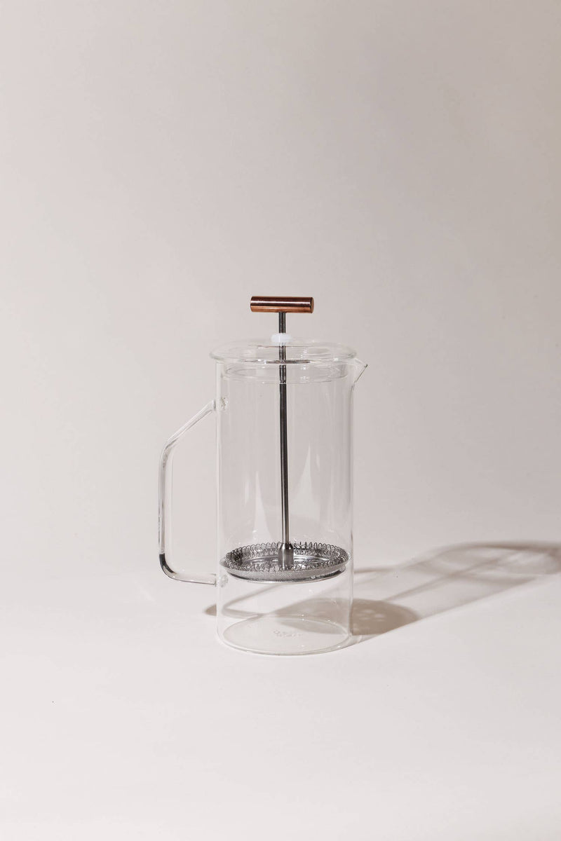The Clear Glass French Press - IDYLL MANOR